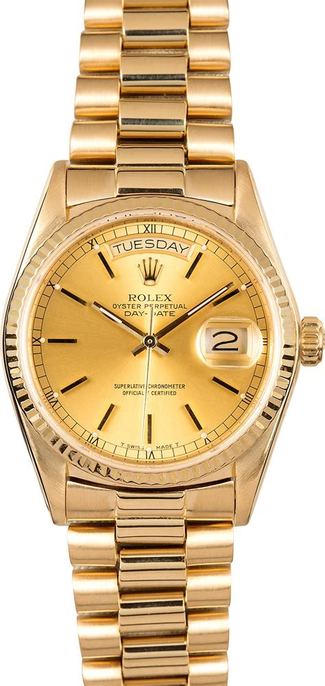 18k rolex day date 2|rolex presidential 18k solid gold.